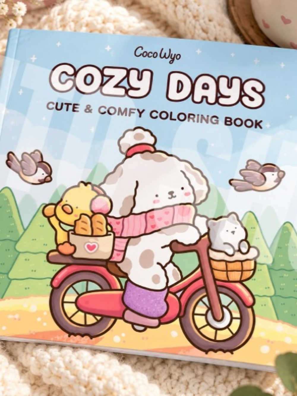 NWT COCO WYO “Cozy Days” | Cute & Comfy Coloring Book